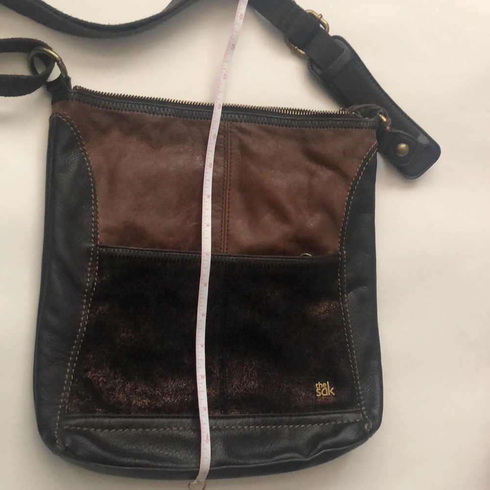The Sak bronze leather crossbody